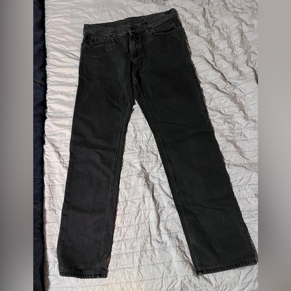 Gucci Black Low Rise Skinny Jeans Men Size 50”